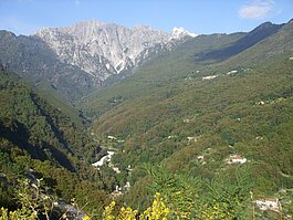 Het dal en de Monte Altissimo