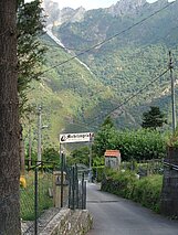 The entrance of the Ristorante Michelangelo