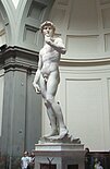 David from Michelangelo in the Galleria dell' Accademia in Florence