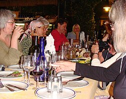 Eine Feier im Restaurant Michelangelo