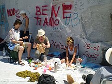 De steengroeven zijn indrukwekkend in Toscane, Italië