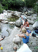 The river Serra is a good spot for recreation and inspiration  in Tuscany, Italy